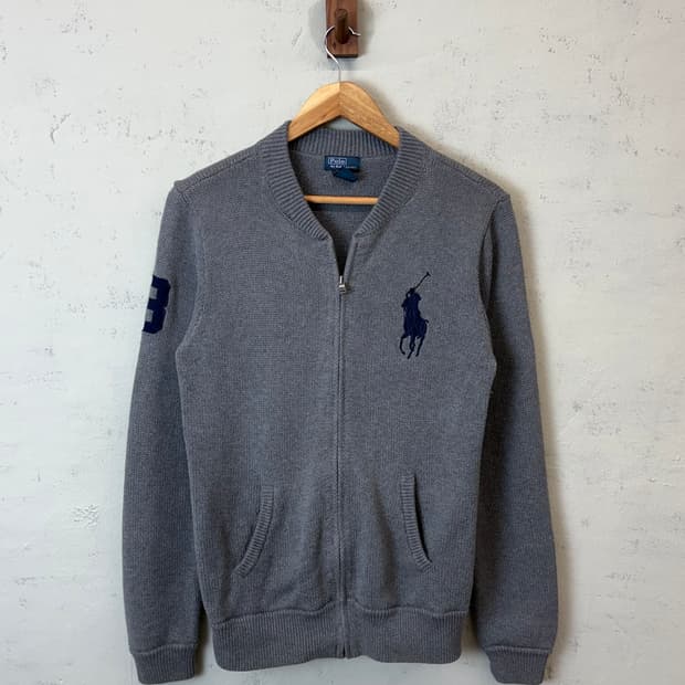 폴로랄프로렌 보이즈 빅포니 니트 집업