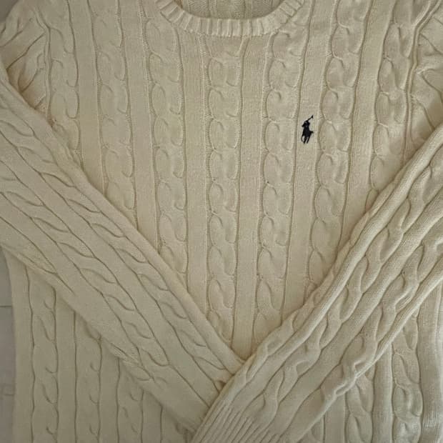 폴로 아이보리 니트