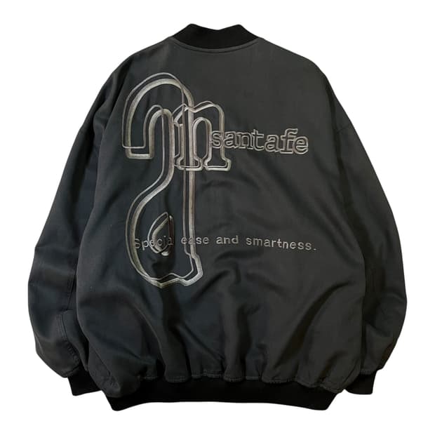 산타페 빅로고 블루종 자켓