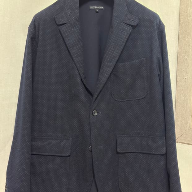 엔지니어드 가먼츠 22FW 로이터 자켓: 다크 네이비(도트) / S