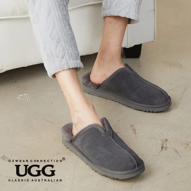 UGG 슬리퍼 회색 250mm