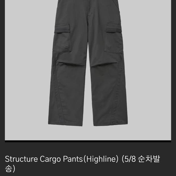 [S] 하이라인 스트럭처 스트럭쳐 카고 팬츠