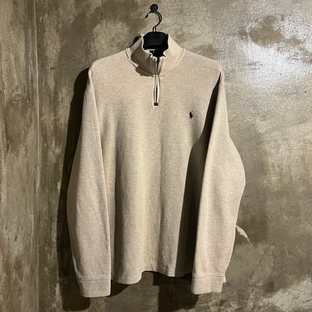 폴로랄프로렌 반집업 니트