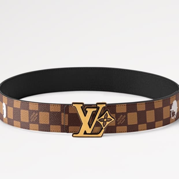 루이비통 다미에 프렌드십 벨트 퍼렐 x 니고 베이프