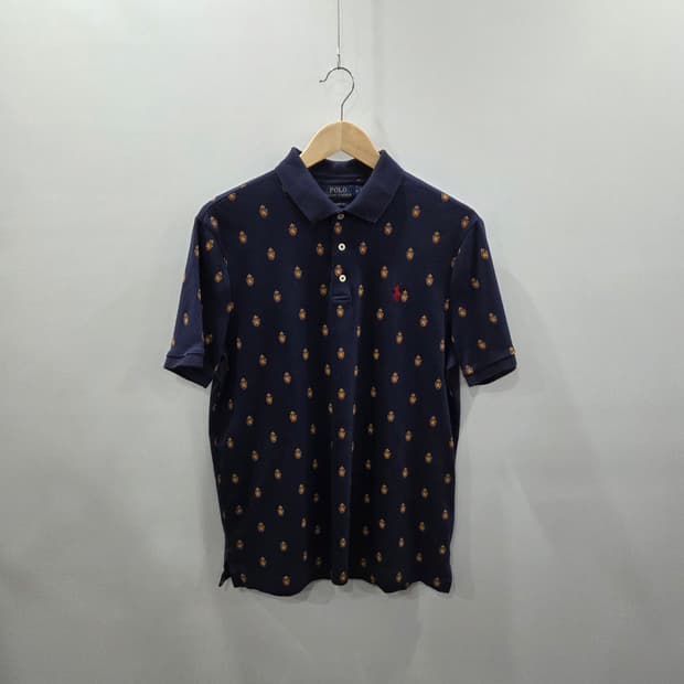 폴로랄프로렌 코튼 카라 멀티프린팅 반팔티 M