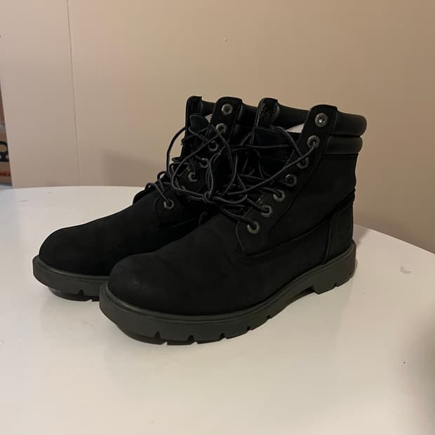 팀버랜드 6인치 블랙 부츠