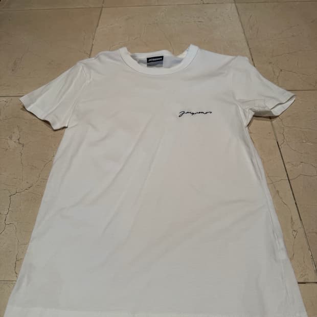 Jacquemus 화이트 반팔 티셔츠 M