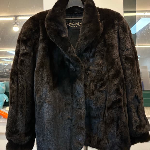 국제 로얄 밍크 코트 자켓