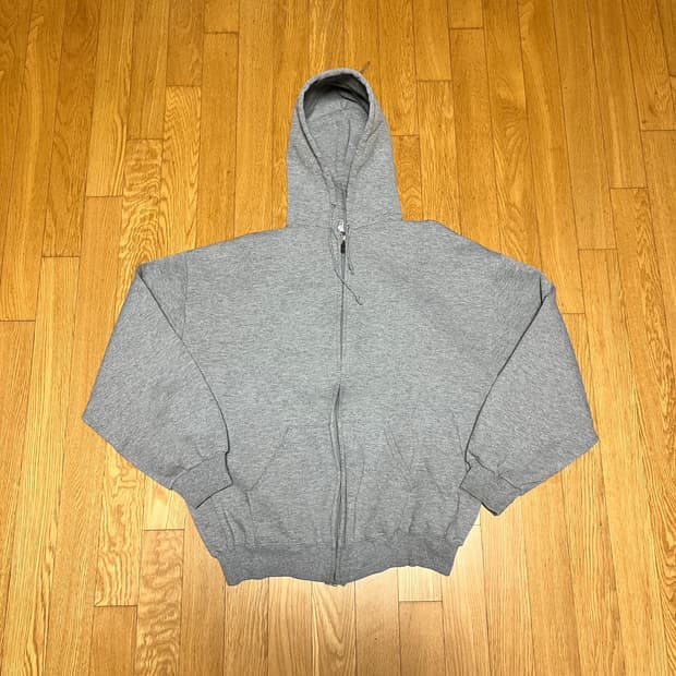 [XL] 90s 빈티지 러셀 후드집업 헤더 그레이