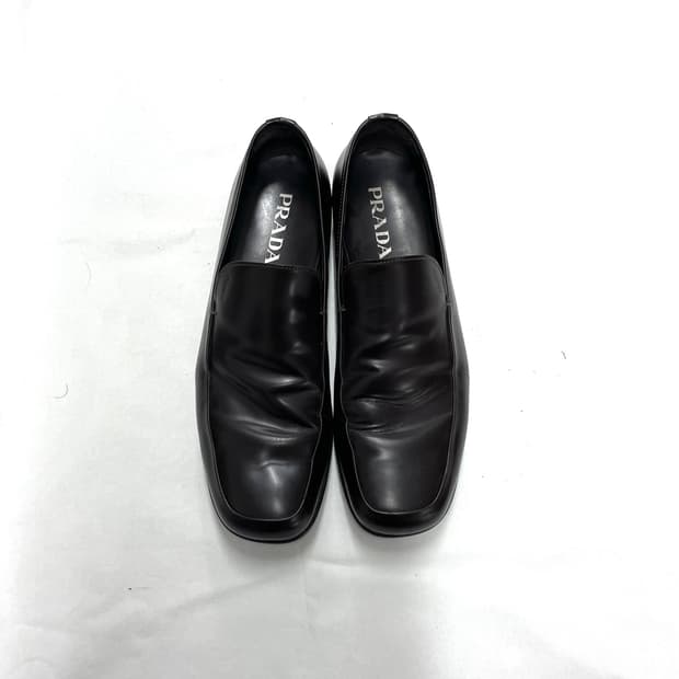 Prada Leather Dress Loafers