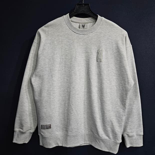 라이프워크 라이트그레이 남성 오버핏 95 맨투맨 