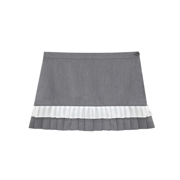클리시어 츄잉검 스커트