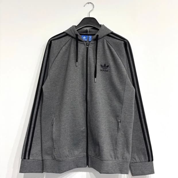 아디다스 빅로고 후드집업