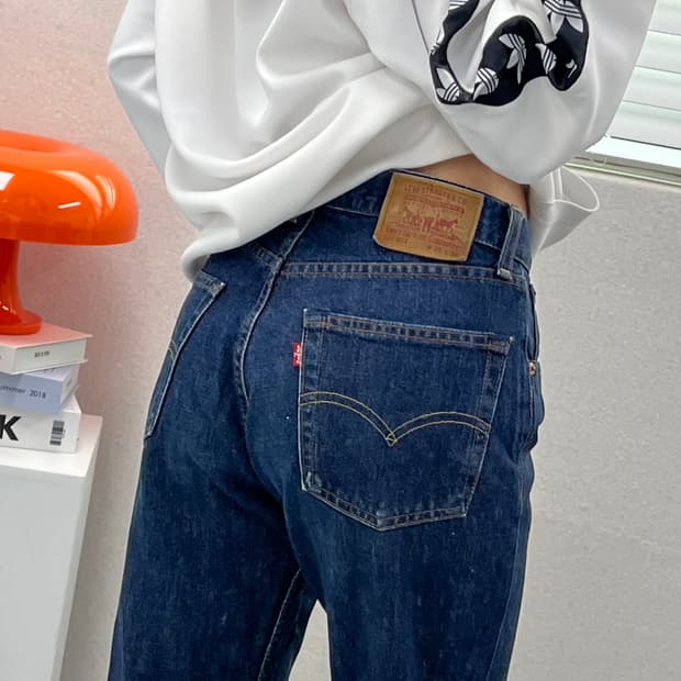 (허단35)90'S 리바이스 503 진청-M1586