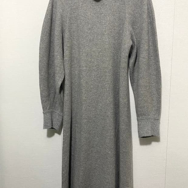 시스템 니트 롱 원피스