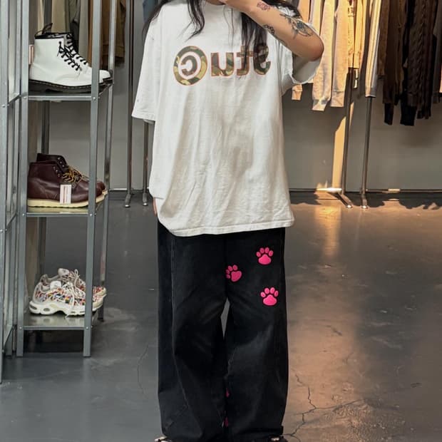 스투시 Stu C. 카모 반팔 A1672