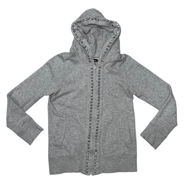 히스테릭 글래머 아카이브 스터드 폭탄 후드 집업 자켓