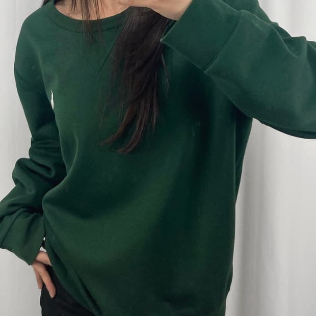 폴로 그린 맨투맨