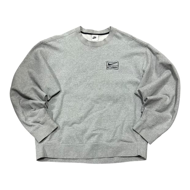 ✨ (바배) 나이키 x 스투시 NRG 그레이 맨투맨