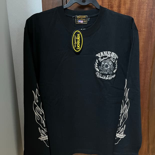 밴슨 vanson skull bone 롱슬리브 [새상품]