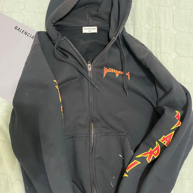 발렌시아가 메탈리카 후드집업 [s]