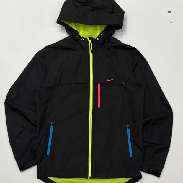 Nike 나이키 스우시 형광 바람막이