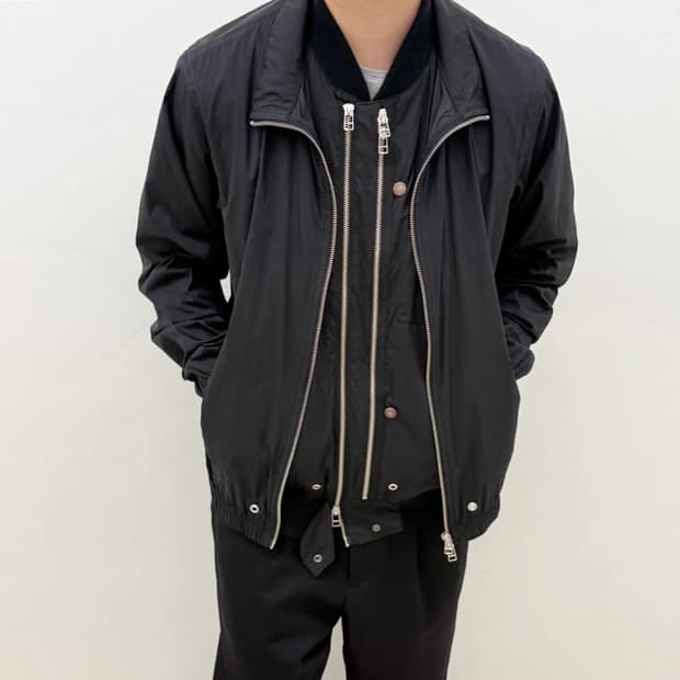 Bed J.w. Ford 더블 지퍼 블루종 자켓