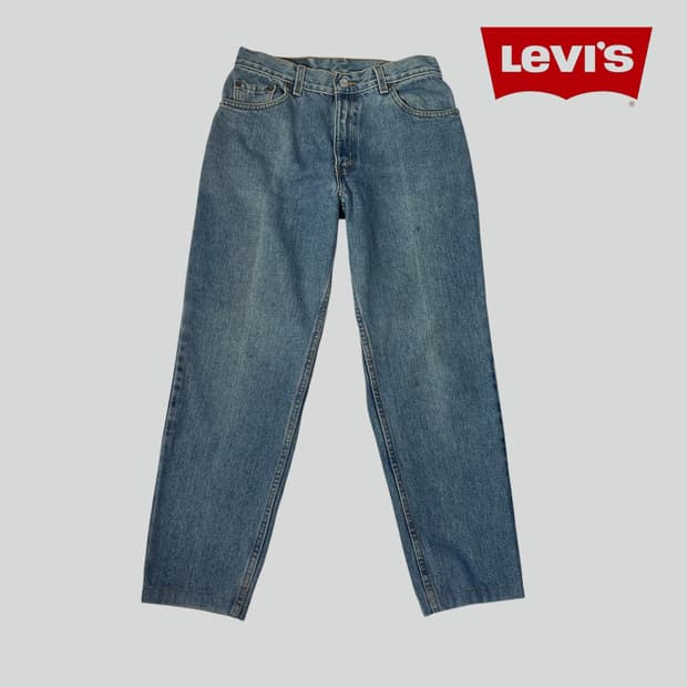 [M]00s USA 리바이스 550 릴렉시드핏 테이퍼드 데님팬츠