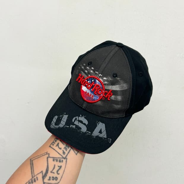 빈티지 하드락카페 USA 볼캡
