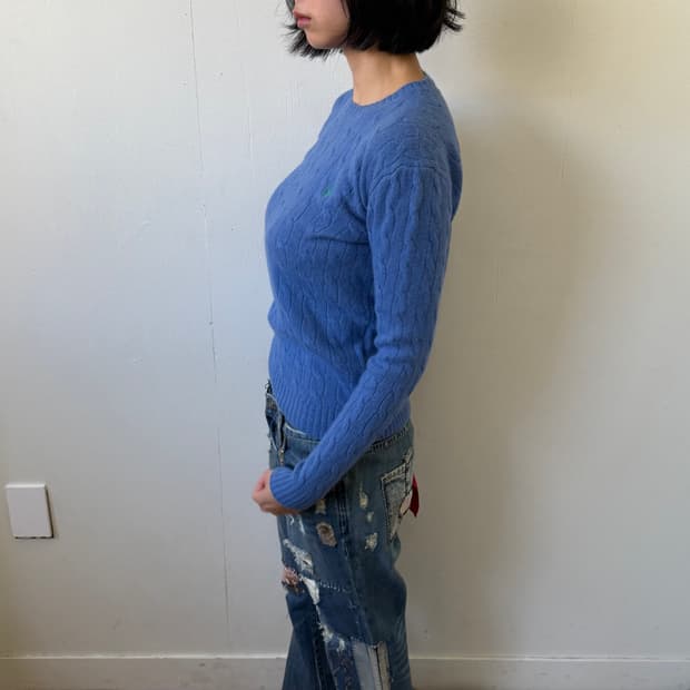 폴로 램스울 스웨터