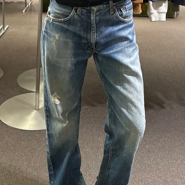 27)리바이스 503 빈티지 데미지 데님팬츠