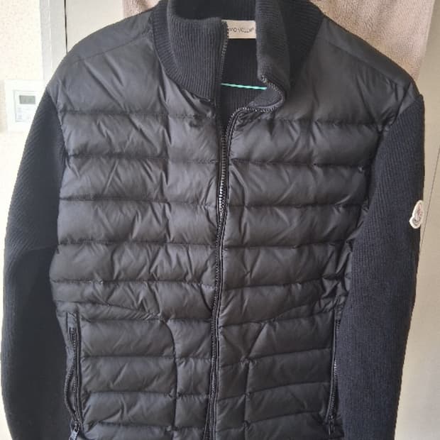 몽클레어 니트 패딩 m