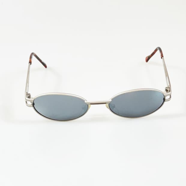 90s JOANNA 실버 슬림 오벌 프레임 빈티지 선글라스