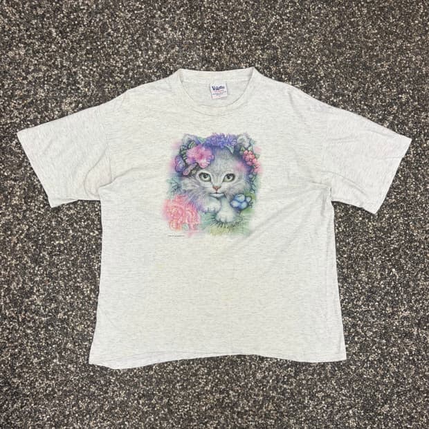 90s 빈티지 싱글스티치 티셔츠 made in USA (L)