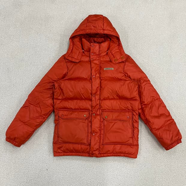 [95] 아디다스 덕다운 오렌지 후드 패딩 점퍼 0102M1