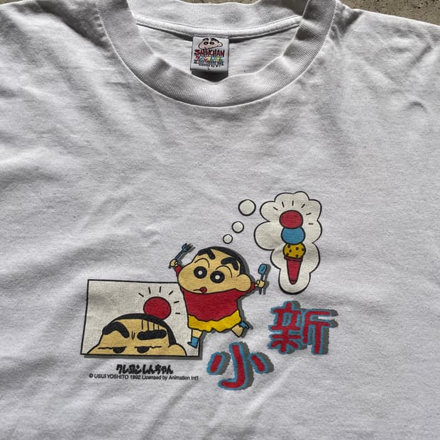 90s 짱구 오피셜 빈티지 티셔츠