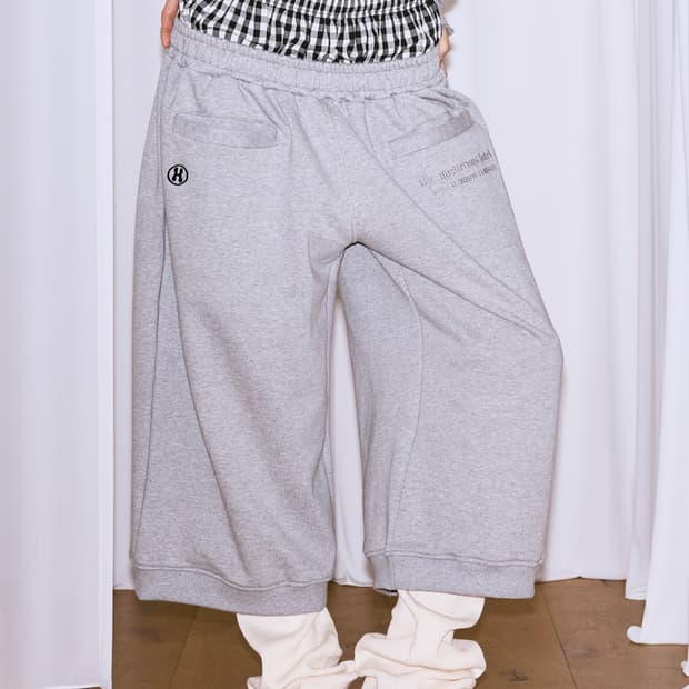 미스테리어스호텔 CHECK LAYERED BERMUDA