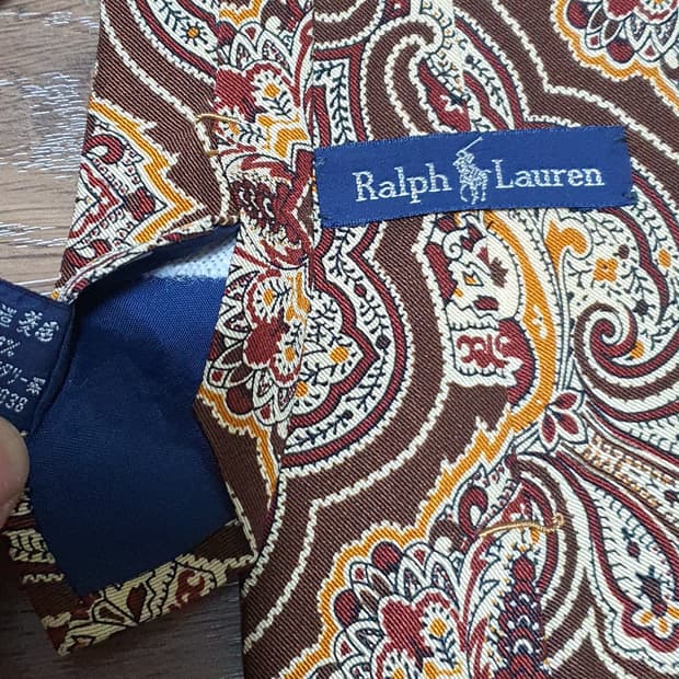 폴로 랄프로렌 페이즐리 빈티지 넥타이