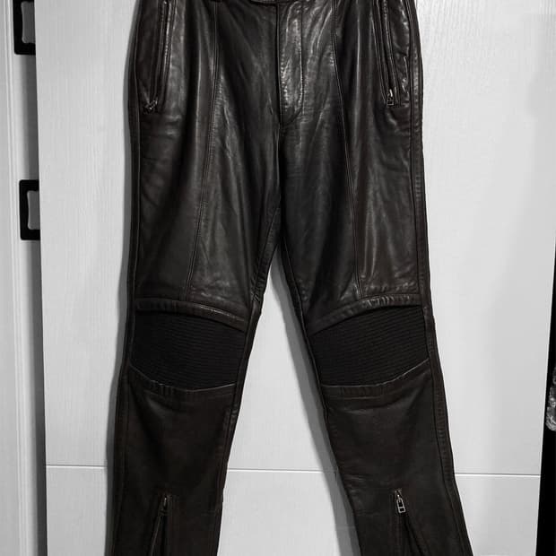 1996AW 이세이미야케 레더 바이커 팬츠