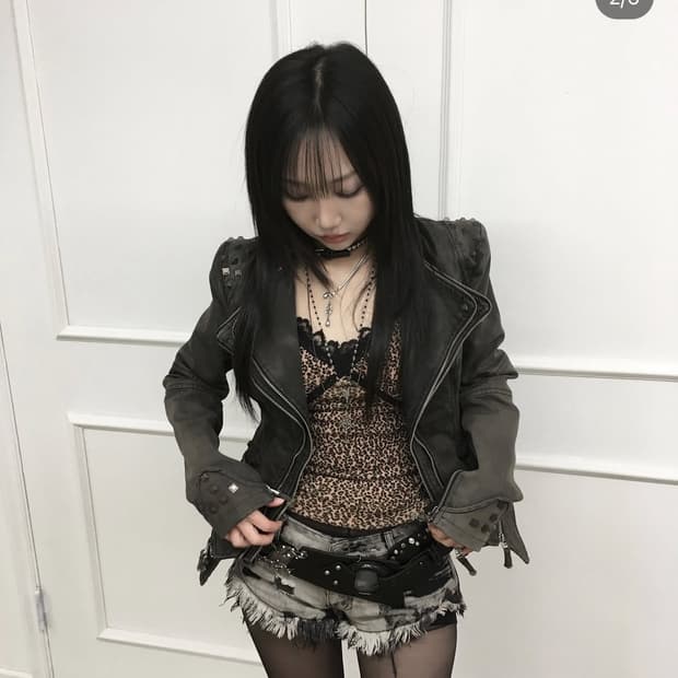 로스트아카이브스 빈티지 shalang 스터드 라이더자켓