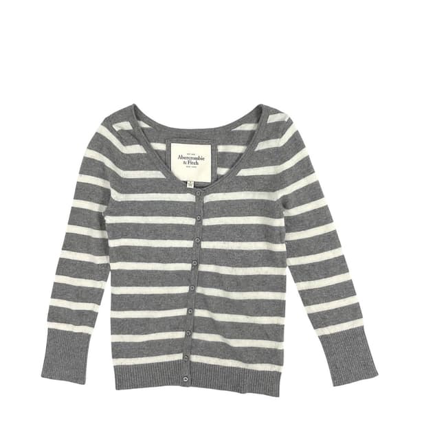 아베크롬비 스트라이프 니트 가디건