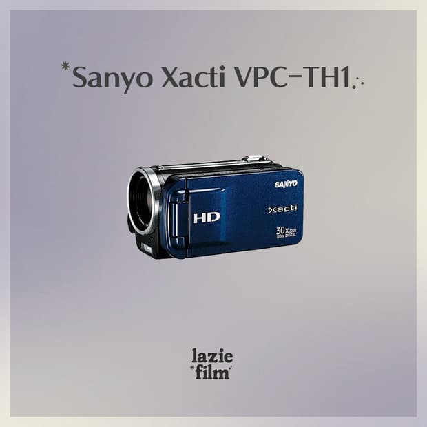 유니크 ⋆ 셀카‧₊˚ 산요 작티 VPC-TH1 캠코더 디카 빈티지디카