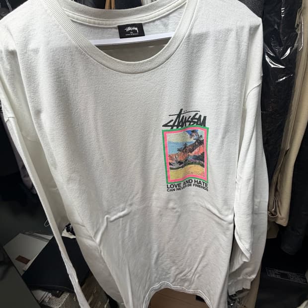 스투시 롱슬리브 xl