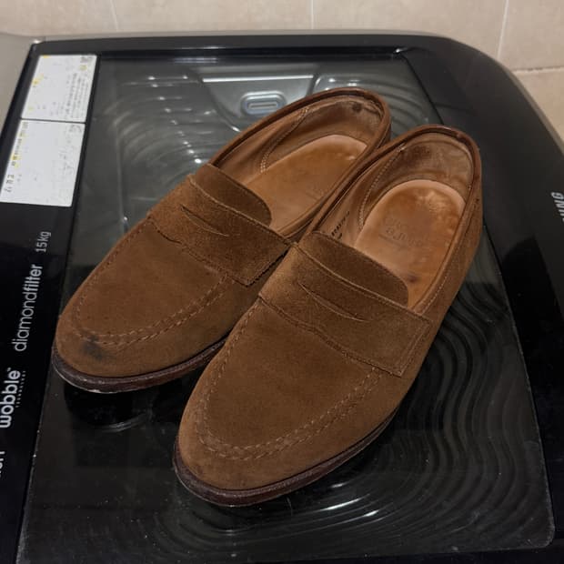 크로켓앤존스 보스턴 스웨이드 로퍼uk 7 반 유니페어/드레익스/알든/에드