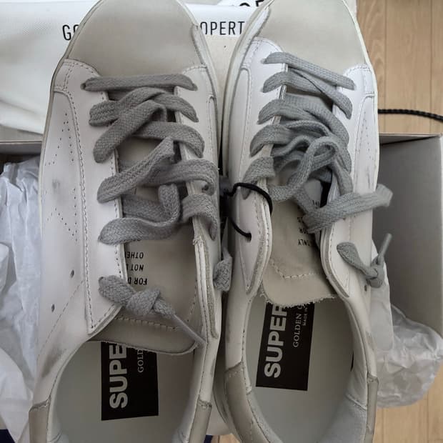 골든구스 슈퍼스타 스케이트 화이트 36