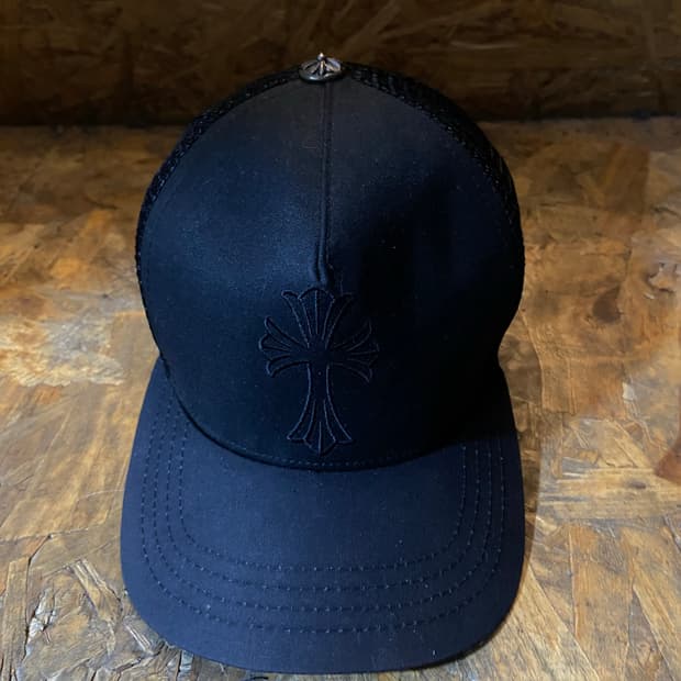 2016 Chrome Hearts 크롬하츠 크로스 왁스드 데님 볼캡
