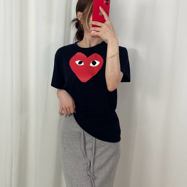 꼼데가르송 빅로고 T