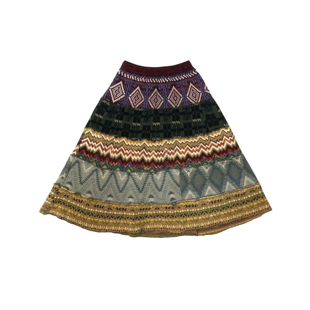 Japanese vintage Knit skirt 