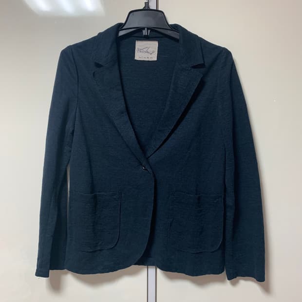 일본 Kenland 린넨 네이비 자켓  