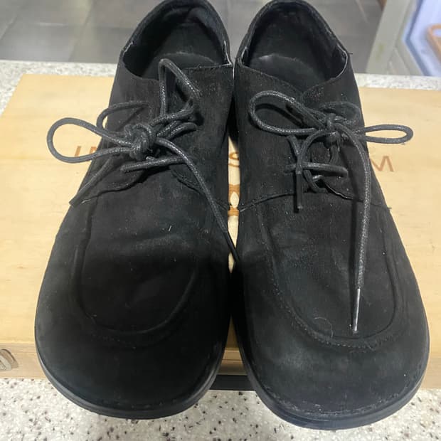 REC DOL 레크돌 블랙 스웨이드 로퍼240